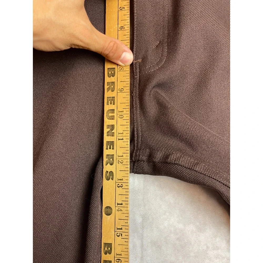 VINTAGE 70s Levis Pants Mens 32x32 Brown Slacks Black Tab Formal Preppy USA Made